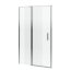 Excellent Mazo Drzwi prysznicowe 120x195 cm uchylne ze ścianką stałą, profile chrom szkło przezroczyste Clean Control KAEX.3025.1010.1200.LP - zdjęcie 1