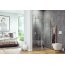 Excellent Mazo Drzwi prysznicowe 120x195 cm uchylne ze ścianką stałą, profile chrom szkło przezroczyste Clean Control KAEX.3025.1010.1200.LP - zdjęcie 2
