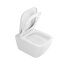 Excellent Ness Zestaw Toaleta WC 50x34,5 cm bez kołnierza + deska wolnoopadająca biały CENL.3509.500.WH - zdjęcie 2