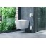Excellent Ness Zestaw Toaleta WC podwieszana 50x34,5 cm Flash-Rim bez kołnierza z deską sedesową wolnoopadającą, biały CENL.3504.500.WH+CENL.3515.500.WH - zdjęcie 5