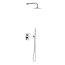 Excellent Oxalia Zestaw prysznicowy podtynkowy z deszczownicą chrom AREX.SET.9045CR - zdjęcie 1