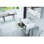 Excellent Tuto Zestaw Szafka podumywalkowa 70x45,7x48 cm z umywalką As, biały/beton MLCE.0101.3617.700.WHCO - zdjęcie 3