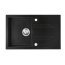 FDesign Carioca Zlewozmywak granitowy jednokomorowy 78x48 cm grafit FD9-13-4878-22 - zdjęcie 1
