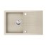 FDesign Carioca Zlewozmywak granitowy jednokomorowy 78x48 cm piaskowy FD9-13-4878-88 - zdjęcie 1