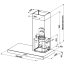 Faber Stilo SX/SP X 120 Okap przyścienny 120 cm asymetryczny z kominem z lewej strony, inox 110.0157.044 - zdjęcie 2