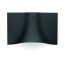 Faber Veil BK 90 Okap przyścienny 90 cm w kształcie welonu, czarny mat 110.0324.954 - zdjęcie 1