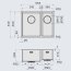 Falmec Como Zlewozmywak stalowy dwukomorowy inox SCO3118F.00#SSF - zdjęcie 2