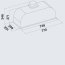 Falmec Design Burano Plus 70 Okap do zabudowy 70 cm biały CBIN70.E9P2#ZZZB460F - zdjęcie 2