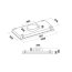 Falmec Design+ Nuvola Okap sufitowy 140 cm inox CNUI40.E1P2#ZZZI400F - zdjęcie 3