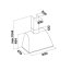 Falmec Ginevra Tile Okap przyścienny 90 cm kremowy CGTN90.00#OTAW461F - zdjęcie 3