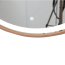 Faneco Scandi Lustro ścienne 80 cm LED miedziany mat M80MLM - zdjęcie 3