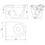 Faneco Toaleta WC czarny mat N13018BL - zdjęcie 2