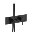 Fantini Nostromo Bateria wannowo-prysznicowa podtynkowa czarny mat 5013E384B - zdjęcie 1