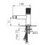 FDesign Ardesia Bateria bidetowa różowe złoto/czarna FD1-ARD-6-25  - zdjęcie 2