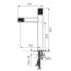 FDesign Ardesia Bateria umywalkowa wysoka różowe złoto/czarna FD1-ARD-2L-25 - zdjęcie 2