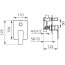 FDesign Brina Bateria wannowo-prysznicowa podtynkowa chrom FD1-BRN-7P-11 - zdjęcie 2