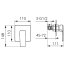 FDesign Brina Bateria prysznicowa podtynkowa chrom FD1-BRN-7PA-11 - zdjęcie 2