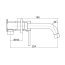 Fdesign Flusso Bateria umywalkowa podtynkowa złota FD1-FLS-3PA-55  - zdjęcie 5