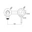 Fdesign Flusso Bateria umywalkowa podtynkowa złota FD1-FLS-3PA-55  - zdjęcie 4