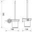 FDesign Lacrima Szczotka WC ścienna chrom FD6-LRA-06-11 - zdjęcie 2