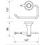 FDesign LAcrima Wieszak na papier toaletowy chrom FD6-LRA-09-11 - zdjęcie 2