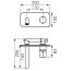 Fdesign Meandro Bateria umywalkowa podtynkowa chrom FD1-MDR-3PA-11 - zdjęcie 3