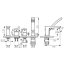 Fdesign Pinea Bateria nawannowa 4 otworowa chrom FD1-PNA-11A-11 - zdjęcie 2