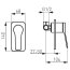 Fdesign Seppia Bateria prysznicowa podtynkowa chrom FD1-SPA-7PA-11 - zdjęcie 2