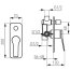Fdesign Seppia Bateria wannowo-prysznicowa podtynkowa czarna FD1-SPA-7P-22 - zdjęcie 2