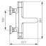 Fdesign Stabilla Bateria wannowa termostatyczna natynkowa chrom FD1-TS05-1-11 - zdjęcie 2