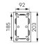 Fdesign Stabilla Bateria wannowo-prysznicowa termostatyczna podtynkowa chrom FD1-TS07-7PBOX-11 - zdjęcie 2