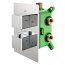 Fdesign Stabilla Bateria wannowo-prysznicowa termostatyczna podtynkowa chrom FD1-TS08-7PBOX-11 - zdjęcie 1