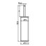 FDesign Travel Szczotka WC chrom FD6-TRL-20-11 - zdjęcie 2