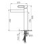 Fdesign Zaffiro Bateria umywalkowa wysoka różowe złoto/czarna FD1-ZFR-2L-25  - zdjęcie 2