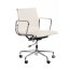 Fernity CH1171T Fotel biurowy skórzany biały/chrom EA117TPBIALASKOCH - zdjęcie 1