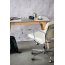 Fernity CH2171T Fotel biurowy skórzany biały/chrom EA217TSOFTBIASKCR - zdjęcie 3