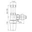 Ferro Syfon bez korka półsyfon butelkowy umywalkowy plastikowy pcv z tworzywa 140 mm, biały 431.P - zdjęcie 2