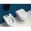 Flaminia App Zestaw Toaleta WC podwieszana 54x36x27 cm GoClean bez kołnierza wewnętrznego z deską sedesową wolnoopadającą, biały AP118G+QKCW05 - zdjęcie 5