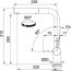 Franke Active Plus SM Pull-Out Bateria kuchenna z wyciąganą wylewką, czarny chrom 115.0524.925 - zdjęcie 2