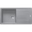 Franke Basis BFG 611-97 Zlewozmywak granitowy jednokomorowy 97x50 cm wbudowywany, z ociekaczem, z powłoką Sanitized, kamienny szary 114.0367.632 - zdjęcie 1