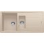 Franke Basis BFG 651 Zlewozmywak granitowy półtorakomorowy 97x50 cm wbudowywany, z ociekaczem, z powłoką Sanitized, beżowy 114.0204.999 - zdjęcie 1