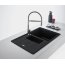 Franke Basis BFG 661-78 Zlewozmywak granitowy półtorakomorowy 78x50 cm czarny mat 114.0693.555 - zdjęcie 2