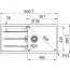 Franke Centro CNG 611-100 Zlewozmywak granitowy jednokomorowy 100x50 cm beżowy 114.0633.118 - zdjęcie 2