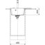 Franke Centro CNG 611-62 TL Zlewozmywak granitowy jednokomorowy 62x50 cm lewy onyx 114.0740.851 - zdjęcie 3