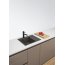 Franke Centro CNG 611-62 TL Zlewozmywak granitowy jednokomorowy 62x50 cm prawy łupkowy szary/czarny mat 114.0738.004 - zdjęcie 2