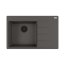 Franke Centro CNG 611-78 TL Zlewozmywak granitowy jednokomorowy 78x50 cm prawy łupkowy szary/czarny mat 114.0738.002 - zdjęcie 1