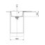 Franke Centro CNG 611-78 TL Zlewozmywak granitowy jednokomorowy 78x50 cm prawy łupkowy szary/czarny mat 114.0738.002 - zdjęcie 4