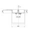 Franke Centro CNG 621-116 Zlewozmywak granitowy dwukomorowy 116x50 cm beżowy 114.0710.231 - zdjęcie 2