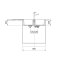 Franke Centro CNG 621-116 Zlewozmywak granitowy dwukomorowy 116x50 cm kamienny szary 114.0710.235 - zdjęcie 3