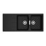 Franke Centro CNG 621-116 Zlewozmywak granitowy dwukomorowy 116x50 cm onyx 114.0710.232 - zdjęcie 1